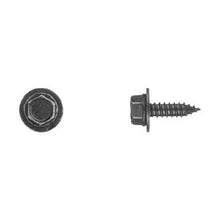 Load image into Gallery viewer, Black Hex Hd Sheet Metal Screw 6.3-1.81 x 20mm 17mm Washer