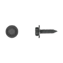 Load image into Gallery viewer, Black Hex Hd Sheet Metal Screw 6.3-1.81 x 25mm 17mm Washer