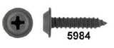 Black Flat Top Phil Screws 8 x 3/4
