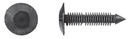 25Pcs Black Nylon Hood Seal Ret - 5/16" Hole Size  1 7/16" Stem