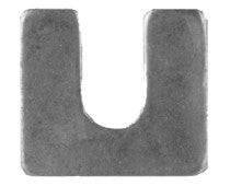 100Pcs Zinc Plated Steel Body Shims - 1/16" Thick 3/8" Slot