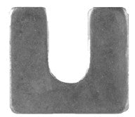 100Pcs Zinc Plated Steel Body Shims - 1/8" Thick 3/8" Slot
