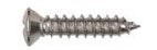 100Pcs Chrome Sheet Metal Screws - 8 x 1/2" #6 Hd Phil Oval Hd