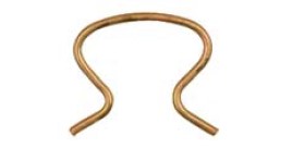 100Pcs Zinc Crank Handle Ret Clips - Door Inside Handle & Quarter