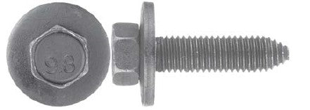 Black Hex Head Body Bolts 10-1.50 x 40mm 15mm Hex