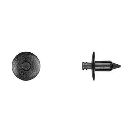 Black Nylon Push Type Ret 7mm Hole Size 16mm Stem Length