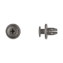 Load image into Gallery viewer, Black Nylon Phillips Screw Ret 10mm Hole Size 15mm Stem Length