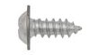100Pcs Zinc Phillips Trim Screws - 8 x 7/16"  3/8" O.D. Washer Hd