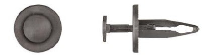 Black Nylon Push Type Ret 9/32" Hole 29/32" Stem Lgth