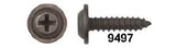 Black Flat Top Phil Screws 10 x 3/4