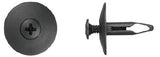 50Pcs Black Nylon Interior Trim Ret - 1/4