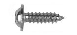 100Pcs Chrome Trim Screws - 8 x 5/8" Phil Round Washer Hd