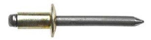 25Pcs All Steel Front Bumper Rivets - 1/4" Dia 1/8"-1/4" G/R
