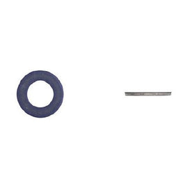 5Pcs Blue Aluminum Plug Gaskets - 12mm ID 21mm OD 1.75mm Thick