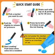 Load image into Gallery viewer, CHALKOLA - Jumbo Liquid Chalk Markers 15mm