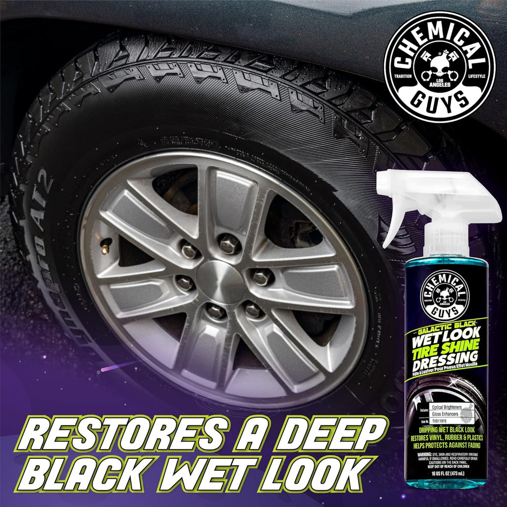 CHEMICAL GUYS - Galactic Black Wet Look Tire Shine Dressing 16oz