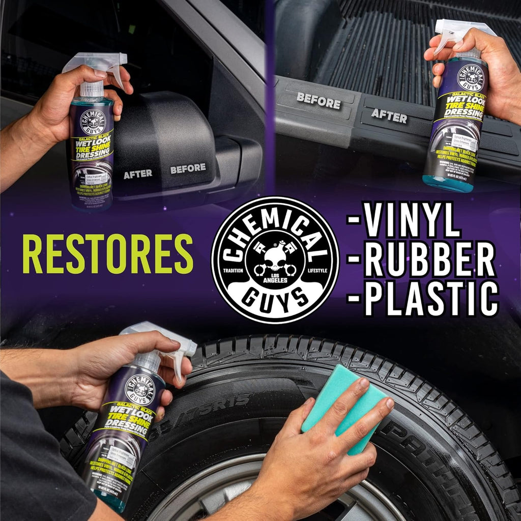 CHEMICAL GUYS - Galactic Black Wet Look Tire Shine Dressing 16oz