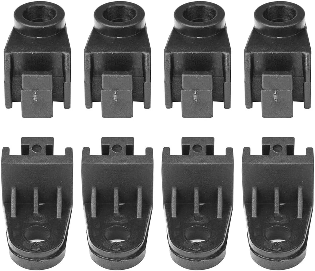 Universal L-Shape Electric Radiator Fan Mounting Bracket Kit 8pc