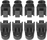 Universal L-Shape Electric Radiator Fan Mounting Bracket Kit 8pc