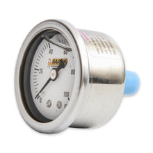 Load image into Gallery viewer, Earl&#39;s - 0–100 PSI Analog Pressure Gauge – Liquid-Filled