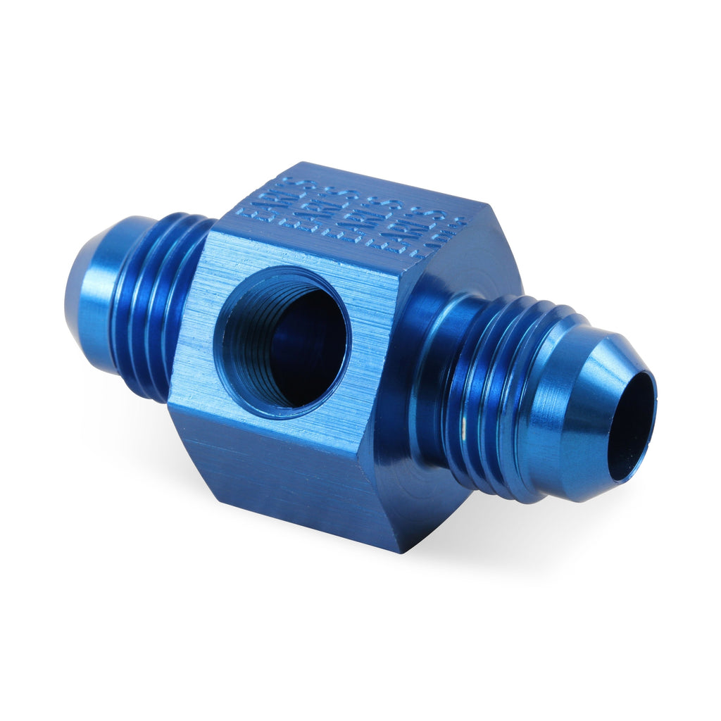 Earl’s - Fuel Pressure Gauge Adapter – 6AN Male to 1/8" NPT Female Tee