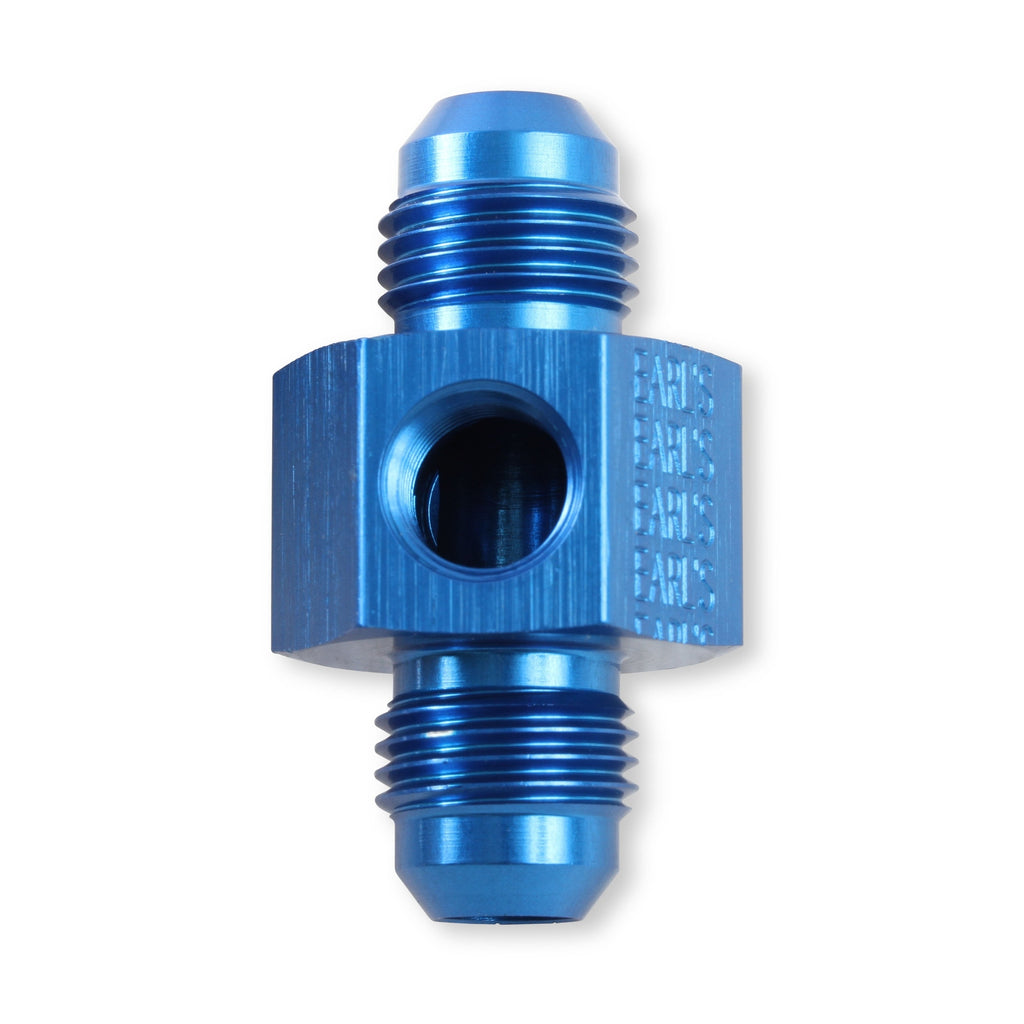 Earl’s - Fuel Pressure Gauge Adapter – 6AN Male to 1/8" NPT Female Tee