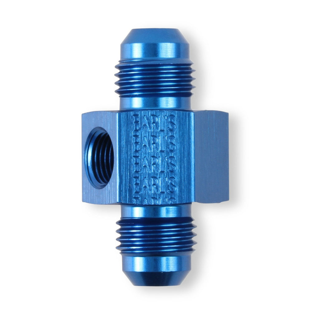 Earl’s - Fuel Pressure Gauge Adapter – 6AN Male to 1/8" NPT Female Tee