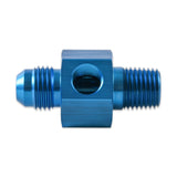 Earl's - Fuel Pressure Gauge Adapter – 6AN to 1/4 NPT Male / 1/8 NPT Female Tee