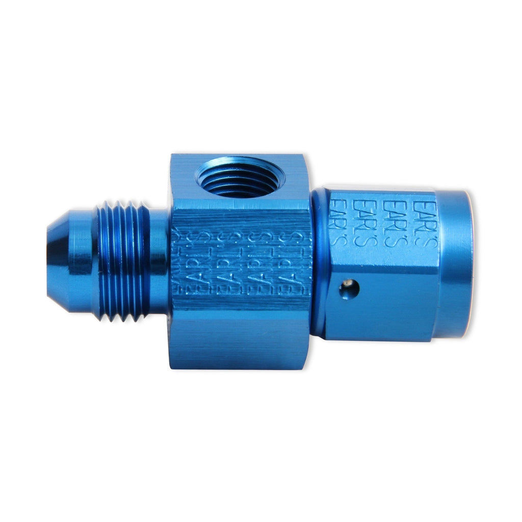 Earl’s - Fuel Pressure Gauge Adapter – 4AN Tee Fitting