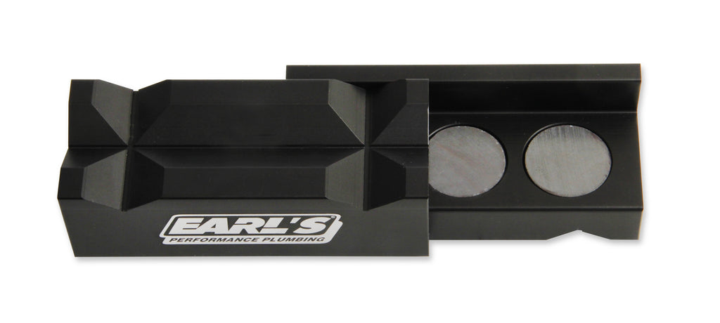 Earl's - 4" Black Aluminum Vice Jaws