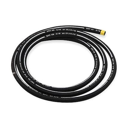 -6 BLACK POWER STEERING HOSE PER FT.