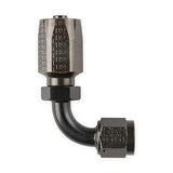Earl's - Power Steering 90° -6 AN Hose End-Black Chromate