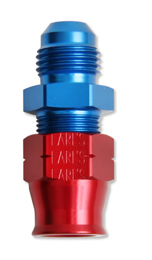 ALUM TUBE ADAPTER, -8 MALE AN TO 3/8