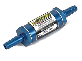 Earl's - 5/16–3/8 Barb In-Line Sintered Bronze Fuel Filter for Carburetor Applications