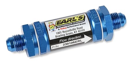 Earl's - 8 AN Fuel Filter for Carburetor Applications