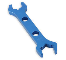 Load image into Gallery viewer, Earl’s -8 B Nut &amp; -6 Socket Wrench – Anodized Blue Aluminum Hose End Tool
