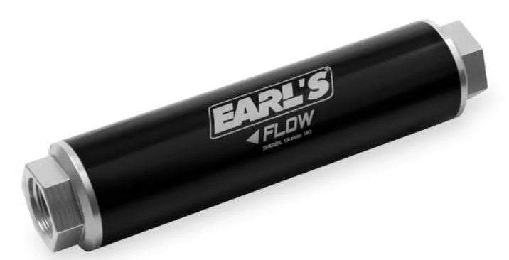 Earl’s - HP Billet Fuel Filter 460 GPH, 10 Micron for -12AN Applications