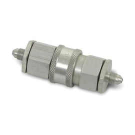 Earl’s -6 Aluminum Quick Disconnect with Viton® Seals for Fuel, Lubricant, and Hydraulic Lines