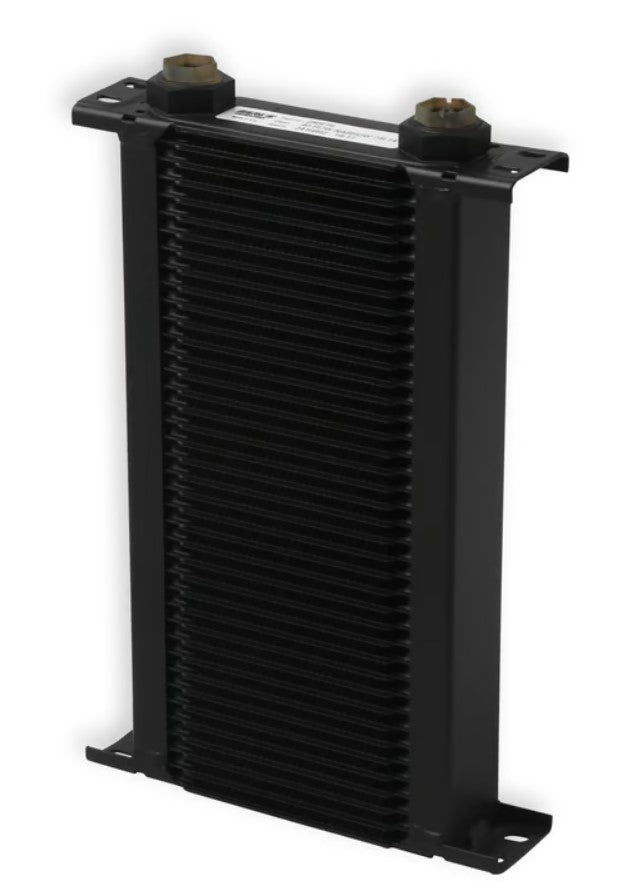Earl’s - 40 Row UltraPro Narrow Aluminum Oil Cooler in Black for High Performance Applications