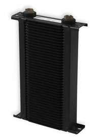 Earl’s - 40 Row UltraPro Narrow Aluminum Oil Cooler in Black for High Performance Applications