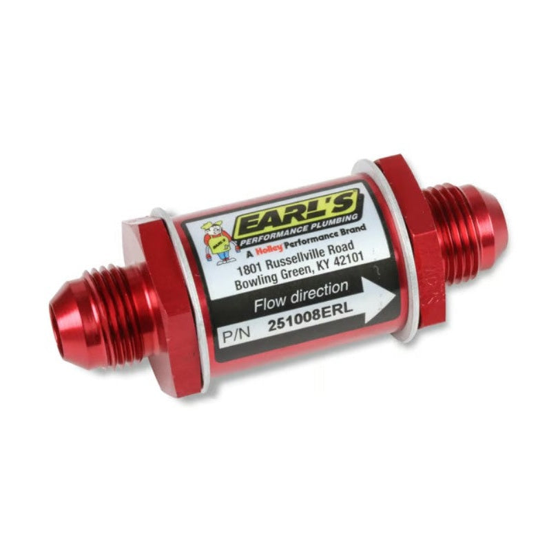 Earl’s - Size 10 Flapper Check Valve Style 1 for Fuel and Lubricant Systems