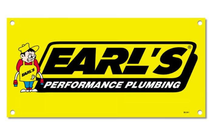 Earl's - Vinyl Banner for Garage Display 18" x 36"