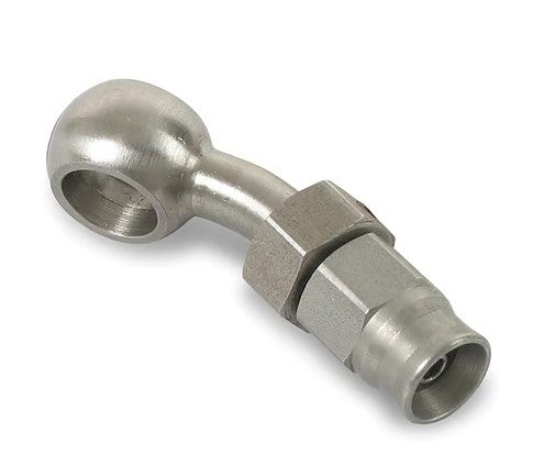 Earl’s - Speed-Seal Hose End for Speed-Flex PTFE Hose (Stainless Steel, 3 AN, 30° Adjustable)