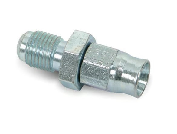 Earl’s - Speed-Seal Straight Hose End -3 AN (PTFE, Steel Nickel Plated)