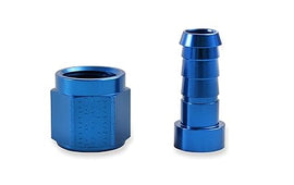 Earl's - Auto-Crimp Hose End Straight Size -8 Blue