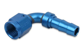 Earl's - Auto-Crimp Hose End - 90 Degree - Size -4 - Blue