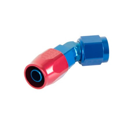 Earl's - 45 Degree Swivel-Seal® Hose End for AN -6 Red/Blue