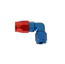 Earl's - 90 Degree Swivel-Seal® Hose End -6 AN - Red/Blue