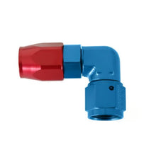 Load image into Gallery viewer, Earl's – 90 Degree Swivel-Seal Hose End -8 AN, Red/Blue