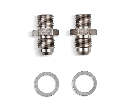 Earl's - Straight Transmission Adapter -6 Male to 1/4-18 NPSM Male